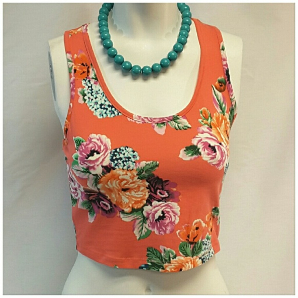 NWT AMBIANCE APPAREL, Crop Top, size Medium - Picture 5 of 8